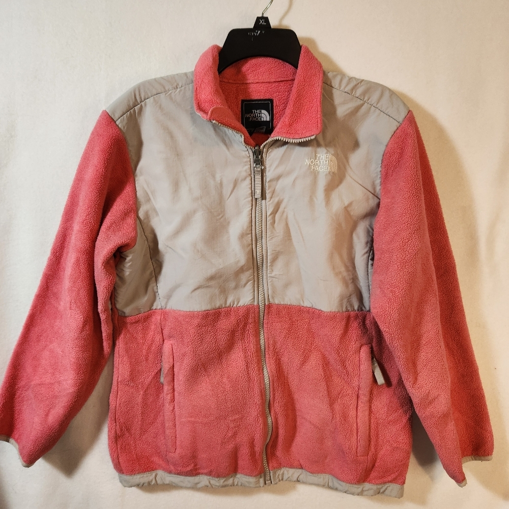 The North Face Jacket Girls XL‎ Pink Denali Full Zip Fleece  Polartec *READ